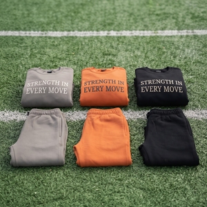 High Quality Custom Embroidery Tracksuit Wholesale Crew Neck Sweatshirt Jogger <b>Sweatpants</b> <b>Set</b> 100% Cotton Fleece Jogger <b>Sets</b> - Product Image 3