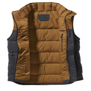 Chaleco Acolchado de Invierno Personalizado para Hombre, Ligero, Transpirable, de Poliéster, para Actividades al Aire Libre, con Bolsillo con Cremallera y Logotipo OEM - Product Image 5
