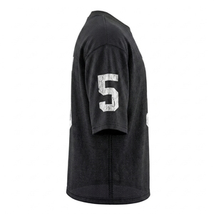 เสื้อยืดตาข่ายโอเวอร์ไซส์ทรงบ็อกซี่แบบครอป เสื้อเจอร์ซีย์อเมริกันฟุตบอลแบบครอป เสื้อเจอร์ซีย์ฟุตบอลแบบครอปสั่งทำ เสื้อแฟนคลับสตรีทแวร์ ผ้าตาข่าย - Product Image 2