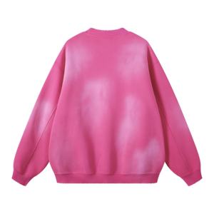 Sweat-shirt à col rond oversize pour homme de haute qualité, en coton molletonné, style streetwear décontracté, OEM - Product Image 3