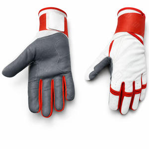 Guantes de Bateo de Softbol SAAR INDUSTRIES de Cuero Genuino de Vaca Cabretta con Cierre de Velcro, Cómodos para Ambas Manos, Precio al por Mayor - Product Image 1