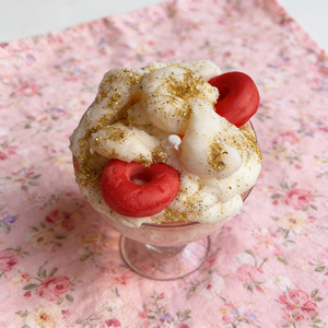 Velas aromáticas en tarros de vidrio, con incrustaciones de postres, para negocios, con temática de coco, en tazas, de cera de coco, con etiquetas, de soja, batidas, con temática de postres - Product Image 3