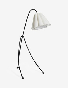 Lampadaire avec abat-jour plissé en tissu, lampe sur pied haute pour bureau, salon, maison, lampes sur pied, éclairage au sol - Product Image 3