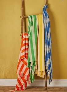 100% Cotton Jacquard Woven Striped Eco-Friendly Decorative <b>Throw</b> Blanket for Sofa and Bed Wholesale Home Textile - Product Image 4