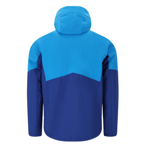 Veste de ski imperméable en softshell bleue pour homme MANWA, à capuche, pour sports d'hiver en plein air, coupe-vent, randonnée en montagne, snowboard, 220g, entièrement imperméable - Product Image 3