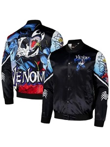 Veste à fermeture intégrale en satin Venom Chalk Line Symbiote Fanimation - Product Image 2