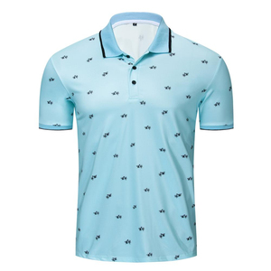 Nuevo Diseño de Camisetas Polo Transpirables para Hombre y Mujer, Camisetas Polo de Algodón y Seda Sublimadas, Camisetas Polo de Punto para Golf - Product Image 1