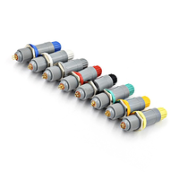 Connecteur de prise circulaire autobloquant à poussoir en plastique à 2 broches pour équipement médical M10 Mini IP64 étanche 250-600V AC