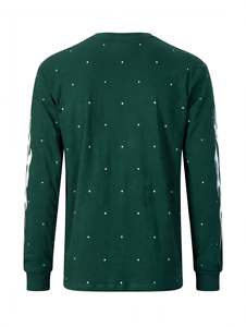 Custom Dark Green Hellstar Graphic <b>Flame</b> Sleeve Print Long Sleeve T <b>Shirt</b> High Quality Vintage Streetwear Oversized Heavyweight - Product Image 5