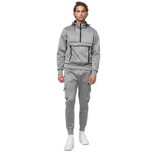Survêtement 2 pièces pour homme de haute qualité, en tissu polaire 100% polyester, respirant, léger, sportif, manches longues - Product Image 1