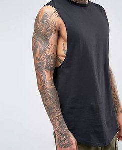 Camisetas sin mangas de verano para hombre, camiseta sin mangas sólida para hombre, uniforme deportivo para hombre, camiseta sin mangas de algodón transpirable con palangre - Product Image 4