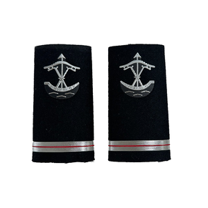 <b>Silver</b> Braid Shoulder Epaulettes Custom Embroidered Rank Badges Handmade Uniform Shoulder Boards for Formal Parade Clothing - Product Image 3
