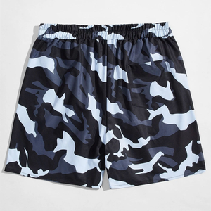 Pantalones Cortos Deportivos Casuales de Poliéster Transpirables de Secado Rápido Ecológicos con Cierre de Cremallera y Cintura Alta para Hombre con Logotipo Personalizado de Alta Calidad - Product Image 2