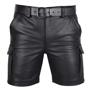 Top Quality Wholesale Custom Cheap Price <b>Men</b> <b>Leather</b> <b>Shorts</b> Customized <b>Leather</b> Comfortable Breathable <b>Men</b> <b>Leather</b> <b>Shorts</b> For <b>Men</b> - Product Image 1