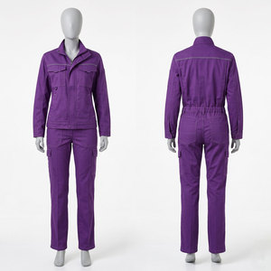 Combinaison de travail unisexe Econex Sports bleue haute visibilité respirante certifiée CE avec bandes réfléchissantes en coton – Uniforme de sécurité - Product Image 5