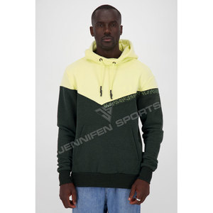 Sweat à capuche pour homme 100% Coton Hiver Personnalisé Coupe Boxy Oversize Bicolore Brodé Grammage Lourd 450g Séchage Rapide Respirant - Product Image 3