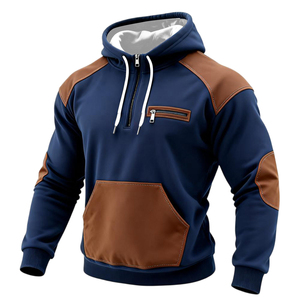 Sudaderas con Capucha Personalizadas 100% Algodón Ecológico para Hombre - Venta al por Mayor de Sudaderas con Capucha Estilo Urbano con Bolsillo para Pedidos al por Mayor - Product Image 2