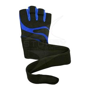 Anti-Slip Breathable Leather Gym <b>Gloves</b> Wrist Wraps Sports Workout Fitness <b>Training</b> Unisex High Quality <b>Weight</b> Lifting - Product Image 4