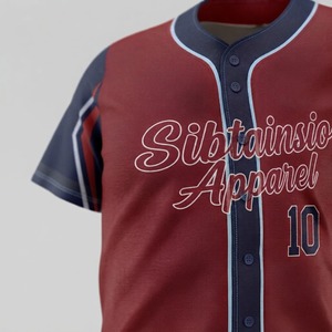 Camiseta Deportiva Personalizada de Béisbol y Sóftbol, Camiseta Deportiva con Bordado Sublimado - Product Image 2