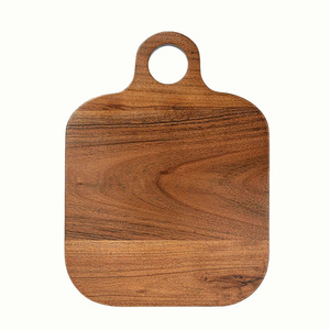 Tablas de servir de madera de acacia con estilo hechas a mano, plato de corte para carne, fruta, queso u otros platos y platos - Product Image 6