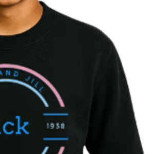 เสื้อสเวตเชิ้ตเด็กผู้ชายสีดำลายตัวอักษร ดีไซน์ลำลอง แขนยาว สวมใส่สบายทุกวัน เสื้อผ้าสไตล์ไลฟ์สไตล์ - Product Image 4