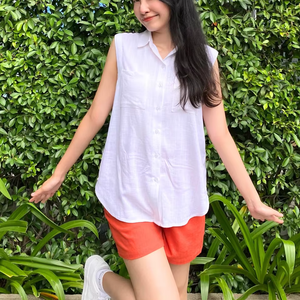 Vietnam Manufacturer Factory Linen Blended Casual Summer Shirt Button Woven Non-fading Non-shrinking Quick Dry OEM ODM - Product Image 1