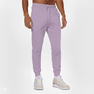 New Arrival Unisex <b>Jogger</b> Sweatpants Cotton Fleece <b>Slim</b> <b>Fit</b> Drawstring Cuffed Pants Casual Streetwear OEM Wholesale Manufacturer - Product Image 1