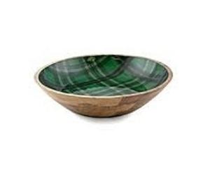 Ensemble de bols à salade en bois de manguier Royal Classic de haute qualité émaillés et imprimés pour la maison Restaurant Hôtel Utilisation Z F Crafts - Product Image 5