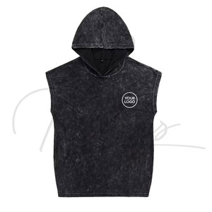 Hoodies sans manches de fitness pour hommes en gros – Personnalisables, pour la gym, la musculation, la mode actuelle – Vêtements de sport personnalisés pour hommes - Product Image 1
