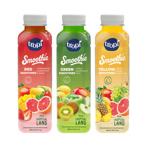 Tropi Smoothie de Piña, Mango y Manzana, Bebida de Jugo Natural, Botella de 500 ml, Certificado HALAL, Fabricante de Vietnam, Bebida Lista para Beber - Product Image 1