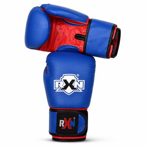 Gants de Sanda en cuir PU de haute qualité 8oz, à doigts entiers, impression par sublimation personnalisée, imperméables, pour entraînement MMA, boxe, kick-boxing - Product Image 1