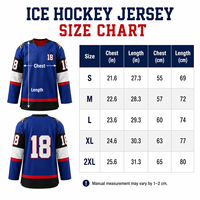 Maillot de hockey sur glace personnalisé OEM, imprimé, anti-transpiration, col en V, lourd, respirant, en polyester, uniforme de match unisexe