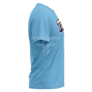 Camiseta Blanca Lisa de Algodón 100% con Cuello Redondo, Personalizable al por Mayor de Fábrica, para Hombre, Negra, de Secado Rápido, Transpirable, 220g, Estilo Ringer - Product Image 4