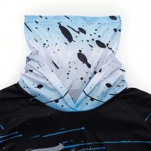 เสื้อฮู้ดดี้ตกปลาแบบกันน้ำ ดีไซน์สั่งทำพิเศษ MOQ ต่ำ พร้อมหน้ากากในตัว ป้องกันแสงแดด UPF 50 ระบายอากาศได้ดี ผลิตจากผ้าสแปนเด็กซ์/โพลีเอสเตอร์ 100% - Product Image 3