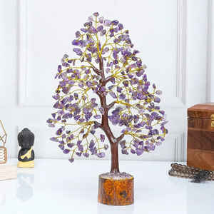 ARBRE DE PIERRES AMETHYSTES NATUREL DE QUALITÉ SUPÉRIEURE 300 CHIPS POUR LA DÉCORATION DE LA MAISON ARBRES DE PIERRES GEMMES DE GUÉRISON REIKI NATUREL VENTE EN GROS - Product Image 5