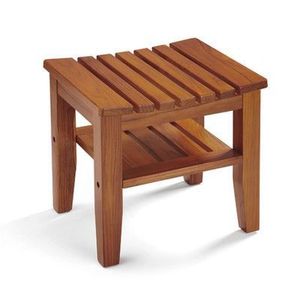 Banc de douche en teck fabriqué en Indonésie - Product Image 1