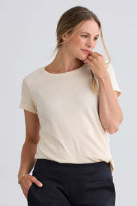 Camisetas de Jersey con Cuello en V para Mujer, Paquete de Camisetas de Manga Corta de Color Sólido, Informales, de Algodón/Poliéster, Antiarrugas, Suaves y Elásticas, Tops de Verano - Product Image 5