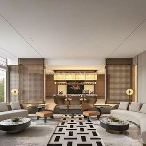 <span class=keywords><strong>ONLYONE</strong></span> Diseño y construcción de interiores de habitaciones de hotel de lujo con baño de mármol y Muebles personalizados - Product Image 4