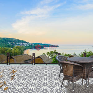 Carrelage en ciment élégant 190x190mm pour murs extérieurs créatifs - Product Image 5