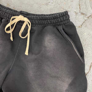<b>Mens</b> Cotton Fleece Gym <b>Shorts</b> Raw Hem Athletic Casual <b>Lounge</b> <b>Short</b> Pants - Product Image 4