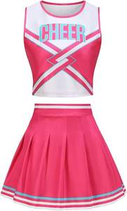 Ventes chaudes, uniformes de cheerleading personnalisés pour jeunes filles, costumes de cheerleaders d'équipe scolaire, tenues de fantaisie pour femmes pour le musical - Product Image 2