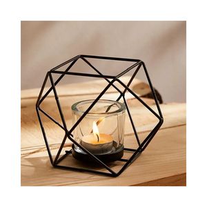 Trendy Metal Tealight Holder Diwali Decor Modern Style Candle <b>Stand</b> Living Room Decoration - Product Image 1