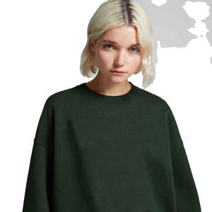 Sudaderas de cuello redondo de algodón suave para mujer, manga larga de secado rápido, ajuste Regular, servicio OEM de invierno con logotipo impreso en la parte delantera XS - Product Image 5