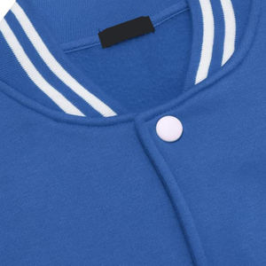 Chaquetas Letterman de alta calidad para hombre en color sólido, precio al por mayor, chaqueta de béisbol varsity de invierno con estampado personalizado para hombre - Product Image 6