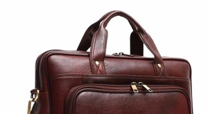 Premium Quality Custom Logo Color Genuine Leather Waterproof Lightweight <b>Laptop</b> <b>Messenger</b> <b>Bag</b> Custom Size for Travel Office Use - Product Image 3