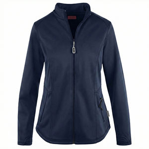Customizable Medical <b>Scrub</b> Jacket Women Full Zip Performance Stretch Nursing Coat Warm Up Jacket Wholesale USA <b>UK</b> <b>Scrub</b> Jackets - Product Image 4