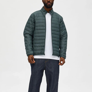 Veste matelassée unisexe personnalisée de haute qualité, style décontracté, col montant brillant, à capuche, vente en gros, toutes tailles - Product Image 6