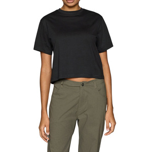 T-shirt court personnalisé pour femme en coton léger, col rond, coupe ajustée, idéal pour l'été – Vente en gros OEM/ODM, tendance - Product Image 2