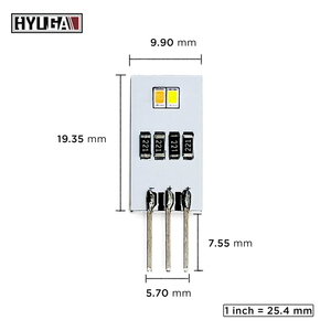 Iluminación ambiental LED para el interior del coche, compatible con BMW Serie 1-5 F20 / F30 / F32 / F10 / F11 HYUGA (2 piezas) - Product Image 1