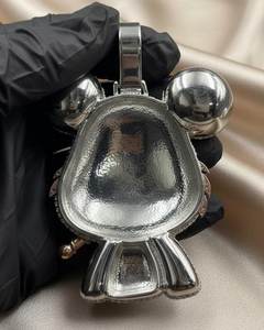 Pendentif Hip Hop Personnalisé Luxe Ours Cartoon Iced Out Anergy en Argent 925 Plaqué Or 18K avec Moissanite VVS - Product Image 2
